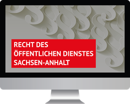 Recht des öffentlichen Dienstes Sachsen-Anhalt